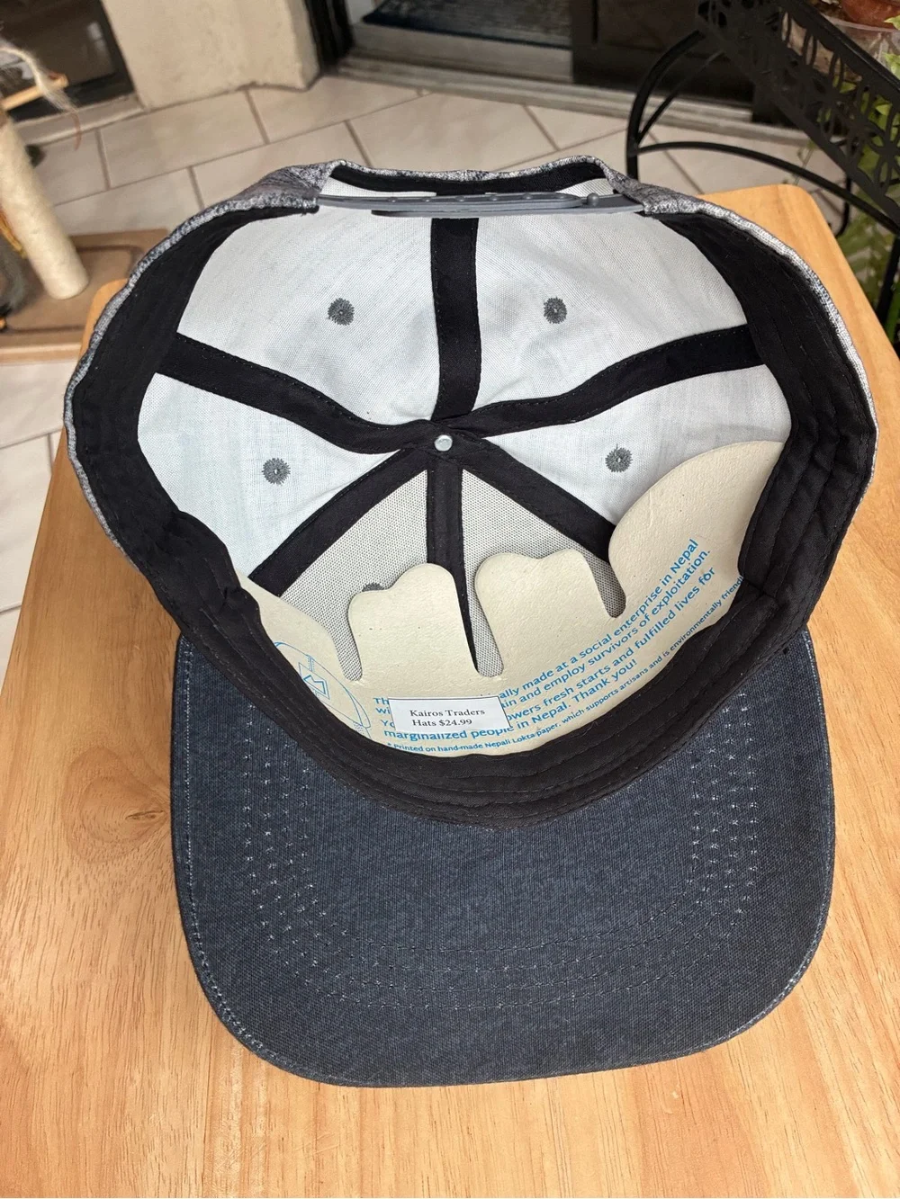 Colorado Kids Trucker Hat - Grey Front with Black Brim